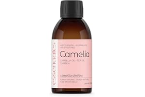 Essenciales - Aceite Vegetal de Camelia BIO, 100% Puro y Certificado Ecológico, 200 ml | Aceite Vegetal Camellia Oleifera