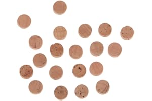 SHARPREPUBLIC SM SunniMix 20 Pieces Cork Trumpet Spit Valve for Trumpet Repairing Part, Wood, as described