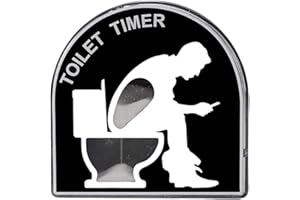 Kreative Sanduhr Timer,CHmiss 5 Minuten Toilet Timer,Zeit Sanduhren,5 Minuten Voreingestellter Countdown,5 Minuten Sand Toilette Sanduhr Timer,Für Männer Vatertag Geburtstags-Gag Lustige Geschenke
