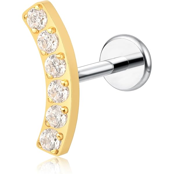 Briana Williams 16G Cartilagine Helix Orecchini Per Donna Acciaio - Foto 10