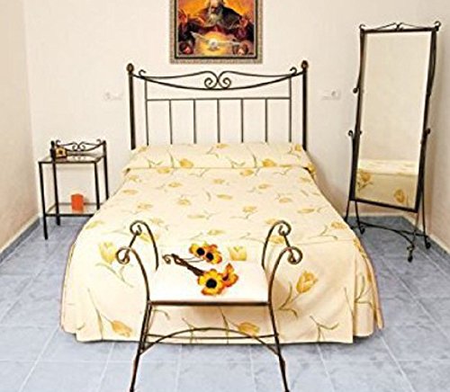 HOGARES CON ESTILO - Cabecero de Forja nacional modelo ALJARAFE para una cama de 150 cms. (Varios colores y medidas disponibles).