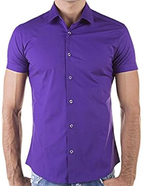 Redbridge By Cipo & Baxx Slim Fit Kurzarm Hemd Business Hochzeit Freizeit