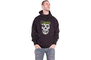 Rock Off officially licensed products Misfits Vintage Classic Band Logo Pullover Hoodie XXL Black