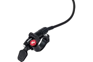 Chooee Levier de verrouillage à distance de vélo.VTT Interrupteur de verrouillage de suspension pour fourches de verrouillage à distance Bike,Rouge