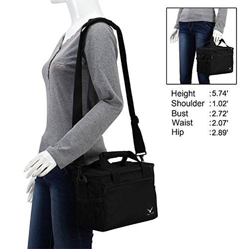 Veevan Wiederbenutzbare Isolierte Kühltasche Mittagessen Lunch Tasche - 7