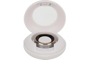 Buachois Fitness Smart Ring,Ceramic Stainless Steel Sleep Tracking Wearable Fitness Trackers for Women,IP68 Waterproof Intelligent Health Ring Fitness Tracker for Men and Women