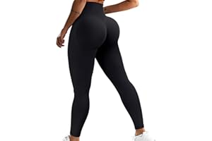 OMKAGI Women Scrunch Seamless Gym Leggings High Waist Yoga Pants Butt Lifting Workout Leggings