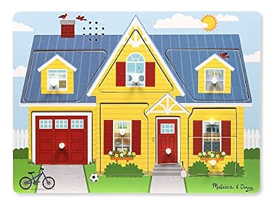 Melissa & Doug 10734 Puzzle Sonore Autour de la Maison 8 Pièces