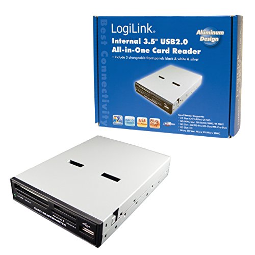 LogiLink Cardreader 3,5 USB 2.0 intern 54-in-1 mit USB Front - 3