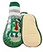 Baby Toddlers Kids Indoor Slipper Shoe Socks Moccasins NON SKID GREEN GREY STRIPE CROCODILE (Age 1-2 (Sole length 14cm))