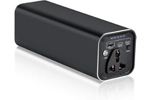 RSOEWXN AC Outlet Portable Laptop Power Bank, Universal 31200mAh 100W Travel Laptop Charger & Fast Charging External Battery Pack for MacBook, Acer, HP, Samsung, Dell, ASUS, Lenovo, Notebook