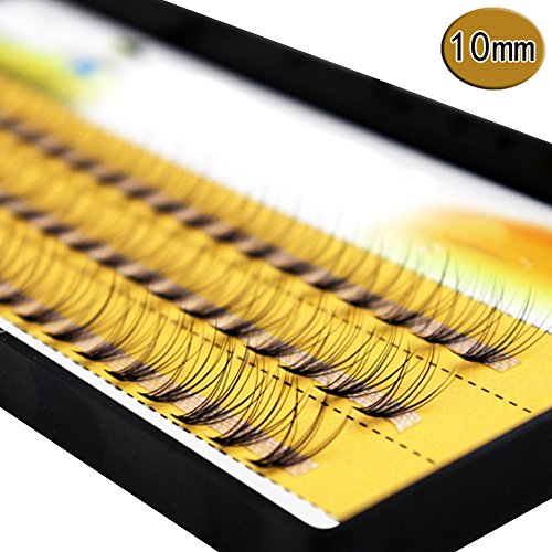 Professional Makeup 60pcs Clusters Eye Lashes Fake Individual False Eyelashes Extension (10mm)
