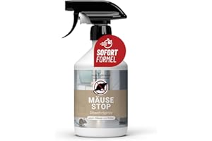 ‎NATURETREND naturetrend Mäuse Stop Spray 500ml - Rattenabwehr & Mäuseabwehr Spray mit Pfefferminzöl I Abwehrmittel zum Mäuse vertreiben im Garten & Haus I Mäuseschreck hält Ratten, Mäuse & Nagetiere fern