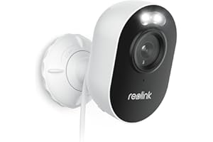 ‎REOLINK Reolink Lumus, Ulepszona zewnętrzna kamera bezpieczeństwa 2K 4MP z reflektorami, dwuzakresowa kamera WiFi 2,4/5 GHz, inteligentne wykrywanie osób/pojazdów/zwierząt z natychmiastowymi alertami