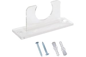 Libetter Acrylic Bat Holder for Vertical Display - Baseball, Softball Bats Rack - Wall Mount Storage Rack