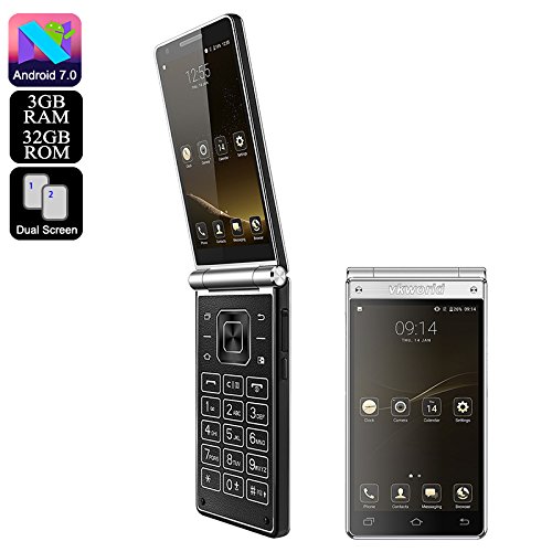 VKWorld T2 Plus Smartphone Android 7.0 Doppio Display CPU Quad Core Google Play