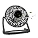 Produktbild USB Mini Ventilator, KOROSTRO Mini Fan leise mit An/Aus-Schalter 360 Grad Drehung Mini USB Ventilator Tischventilator für Laptop Computer Desktop - Schwarz