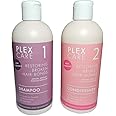 Bizzico Plex Care N°1 and N°2 Professional Shampoo and Conditioner Set for Restoring Damaged Hair, 2 x 300 ml, Strengthens Hair Bonds, Deep Molecular Repair, Coconut Scent