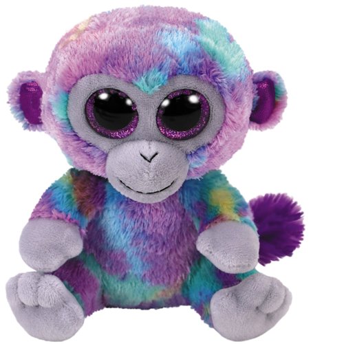 Preisvergleich Produktbild TY 36419TY Zuri, AFFE bunt 24cm Beanie Boo's, Mehrfarbig