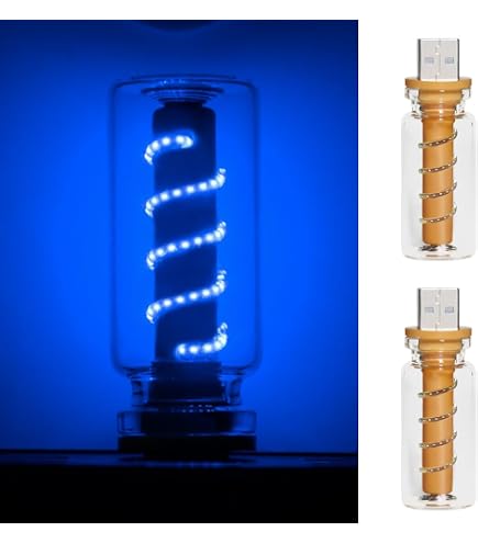 Lampe De Nuit LED USB C 8 Couleurs - Lampe Ambiance Réglable Pour Voiture Et Ordinateur