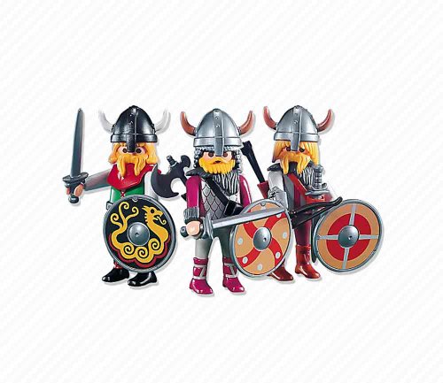 Preisvergleich Produktbild 7677 - PLAYMOBIL - 3 Wikinger Krieger