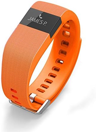 SmartBand Fit Bit JW83|HR Bracelet Heartbeat Monitoring and Physical Activity, ARANCIO