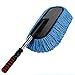Produktbild BeGreat Einziehbarer Auto Staubwischer, Microfiber Autowasch Staubwedel Duster Bürste mit Abnehmbar Teleskopstiel für Auto, Haushalt-Blau