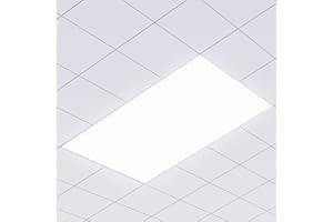 ‎OUBO OUBO [Premium 120 lm/W] LED Panel 120x60cm Deckenleuchte 72W 9200 Lumen Kaltweiß 6000K Weißrahmen, Einbauleuchten Set 230V, Wandleuchte, inkl. Trafo