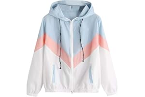 RIOU MUJER Modelo De Moda Mujeres Manga Larga Patchwork Piel Fina Trajes con Capucha Cremallera Escudo Casual Deportivo Sudadera con Capucha Superior riou