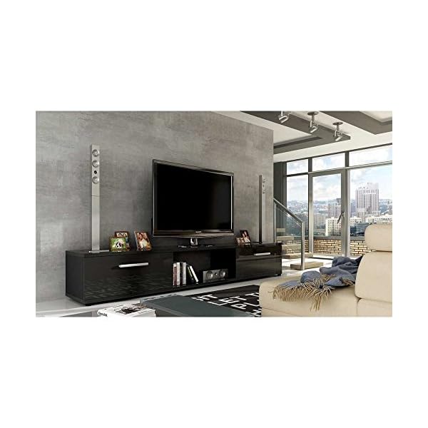 JUSThome Aridea TV Stand TV Unit TV Cabinet (HxWxD): 28x176x40 cm in
