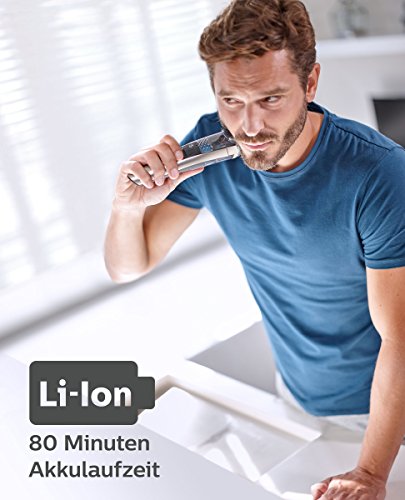 Philips Series 7000 Vakuum Bartschneider BT7220/15, schwarz / silber - 5