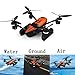 Produktbild QUINTRA WLtoys Q353 Triphibian 2.4G 6-Achs-Luft-Wasser-RC Quadcopter-Vorbestellung H9K1 Orange