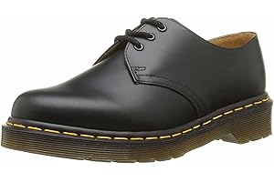 Dr. Martens 1461 Pw, Flâneurs mixte adulte - noir, UK EU