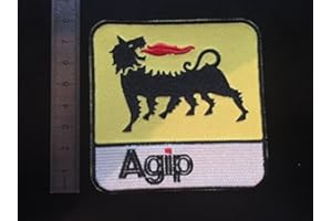 BLUE HAWAI Toppa termoadesiva Ecusson Agip