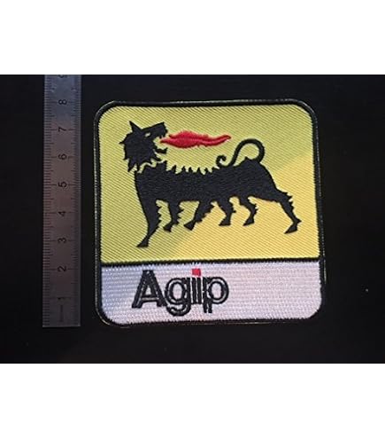 Toppa Termoadesiva Agip Patch Racer – Ricamo Ufficiale Fatto A Mano Per Moto E Giacca - 2