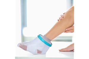 ‎DOACT Duschschutz Fuß Gipsschutz Fuß Wasserdicht Bein, Gips Duschschutz Bein, Verbandschutz Fuß Beinprotektoren Wasserdichter Fuss, Gipsschutz Duschen für Erwachsene - 11"/28cm