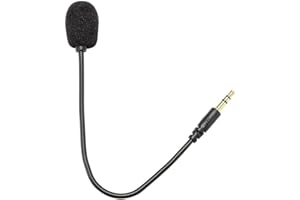 WMOOL Filaire Stéréo Studio Gaming Casque Microphone Réglable 360 degrés Pliable 3.5mm Casque Micro Jack Combo Jeu