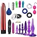 Produktbild Reasoncool Adult G-Spot Dildo Partnervibrator Sexspielzeug,21 STÜCKE Stecker Anal Vibrator Ring Hahn Einlauf Birne Vaginal Ball Sex Toys Set (Mehrfarbig)