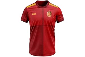 RFEF Camiseta réplica oficial de la primera equipación de la selección española en la Euro 2020.