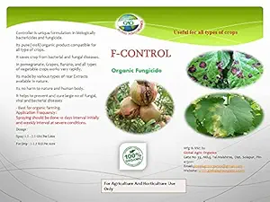 Organic Fungicide for All Plants and Gardens. for Control Various Types of Fungal, Bacterial and Viral Diseases of Plants 100% Water Soluble Useful for Spray and Soil Application. (100 GM)