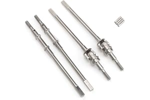 KIMISS Eje Delantero Trasero, para Axial SCX10 II 90046 90047 Axial Scx 10 Eje de Transmisión Fit Eje Ejes 1 10 RC Modelo de Coche