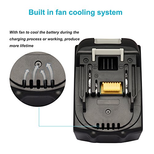 Forrat Für Makita Akku 18V 3.0Ah Li-ion Batterie Werkzeug ErsatzAkku BL1830 LXT-400 BL1840 BL1850 - 5