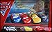 Produktbild Disney Cars 2 Movie Pixar Exclusive 4 Pack Ronnie Del Cooper Jeff Gorvette Max Schnell Lightning McQueen With Racing Wheels 1:55 Scale Mattel 2011 by Mattel