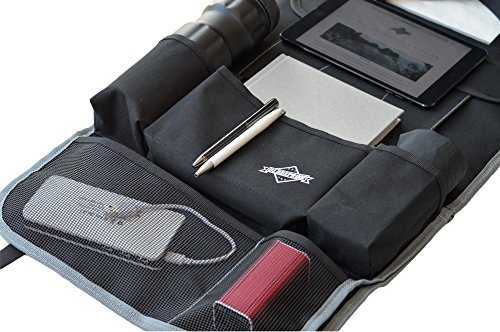 Auto-Rückenlehnenschutz (2 Stück) Sitz Organizer | Auto-Organisator Kinder | Auto-Organizer mit iPad / Tablet-Fach, 2er Set – Rücksitz-Schoner von Globeproof® - 8
