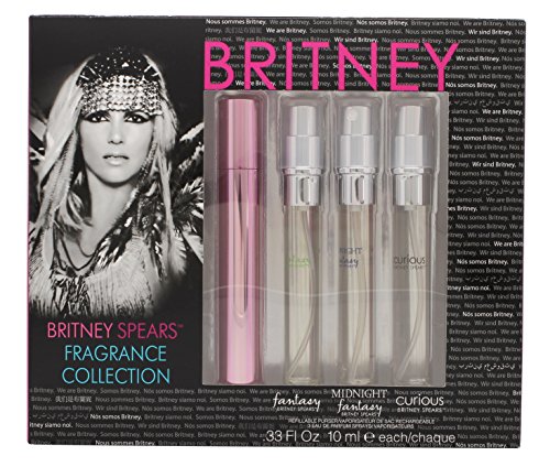 Britney Spears 3 Piece Fragrance Set 3 x 10ml Curious, Fantasy & Midnight Fantasy