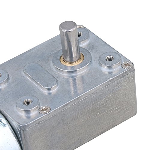 BQLZR DC 12V15RPM Quadratisch hohe Drehmomente Turbo Schnecken Getriebe Motor Rechtwinklig Getriebemotor - 4