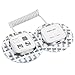 KINGDOMCARES Electric Impulsive Wave Body Shaper Massager Easy Fat Burner for Body Slimming Calorie Consuming Portable Noiseless Sporting Equipment Body-shape Exercise Instrument White