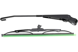 BANAPOY Limpiaparabrisas UTV, Limpiaparabrisas de Tractor de 12 V, Repuesto de Limpiaparabrisas para Caravana, ATV, UTV, OE 01287358, 0390506510, 7731000001