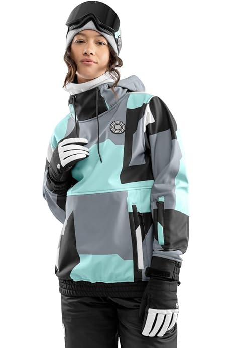 Siroko Ultraleichte Wanderjacke Damen Snowboardjacke SIROKO Damen