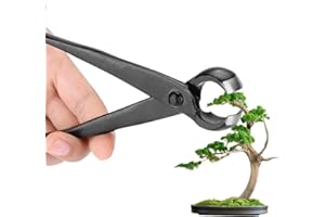 Uadme Cortador de Bonsái, Cortador Cóncavo de Rama de Perilla, Herramientas para Bonsái, Borde Redondo de 21 cm, Jardín Branch Cutter, para Terraza, Césped, Jardíns